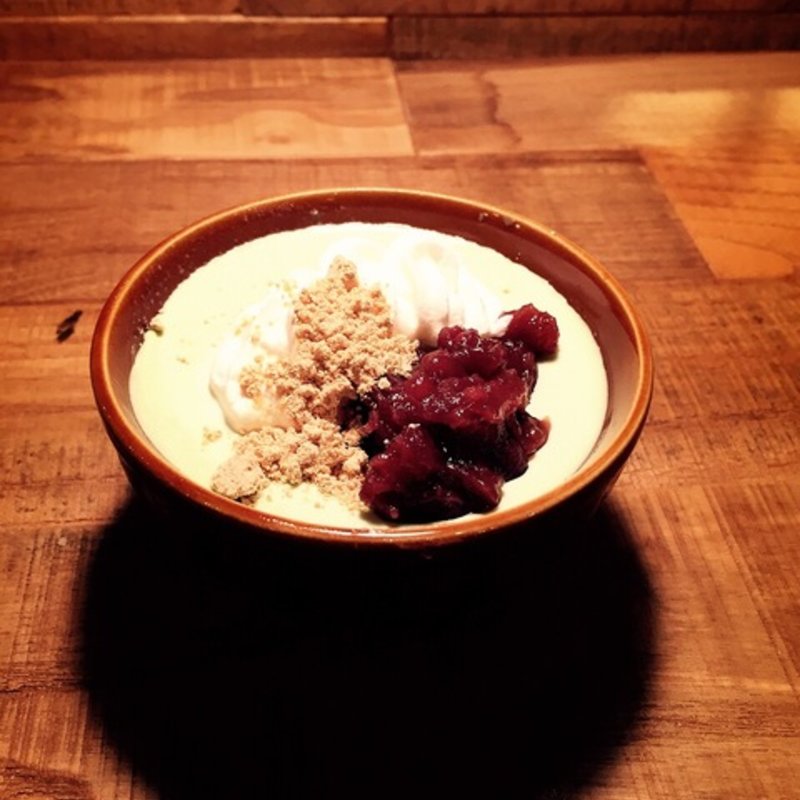 お茶パンナコッタ(地下の隠れ家 肉バル ビストロ酒場GABU2 柏)