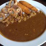 シーフードカレー3辛ルー多め(ココ一番カレー)