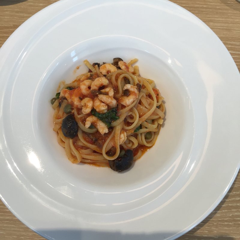 甘エビのプッタネスカ リングイネ(Terrazza shirokane （テラッツァ 白金 【旧店名】Biffi shirokane）)