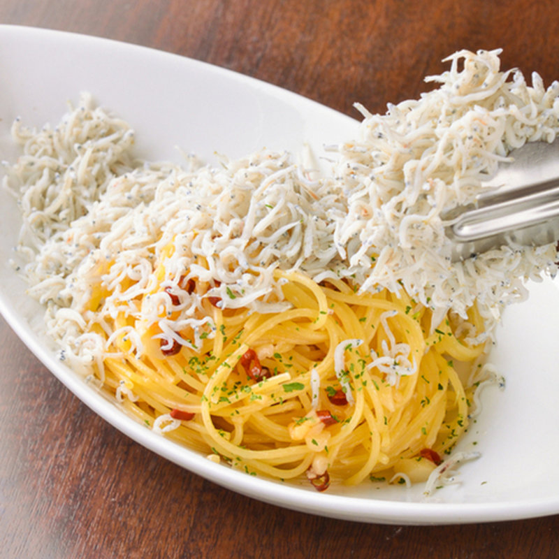 シラスとキャベツのペペロンチーノ(ボイボイ （boiboi）)