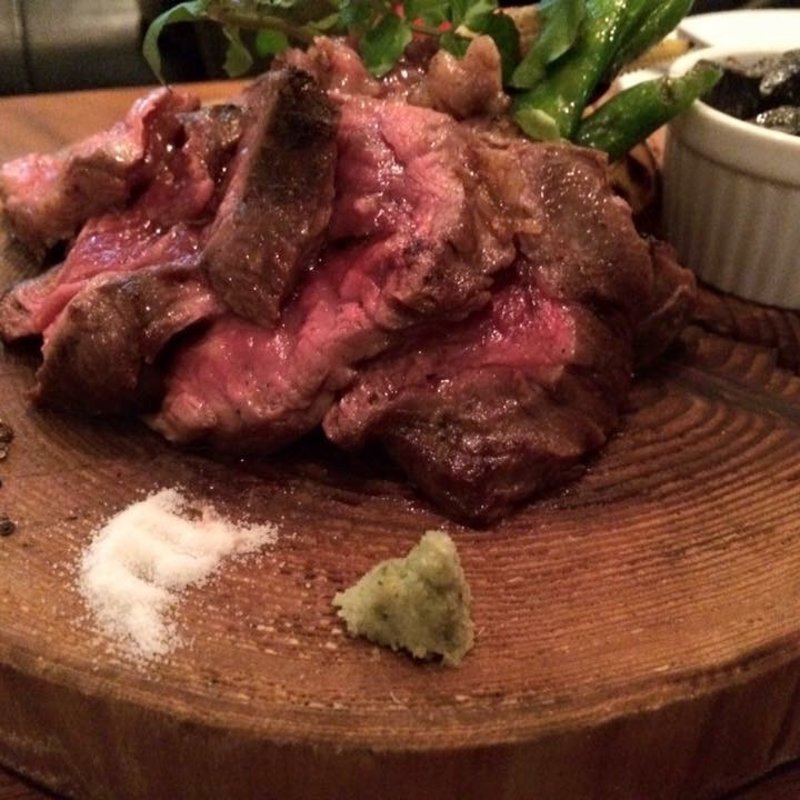 馬肉の炭火ハラミ焼き(炭火焼きイタリアン BARBA)