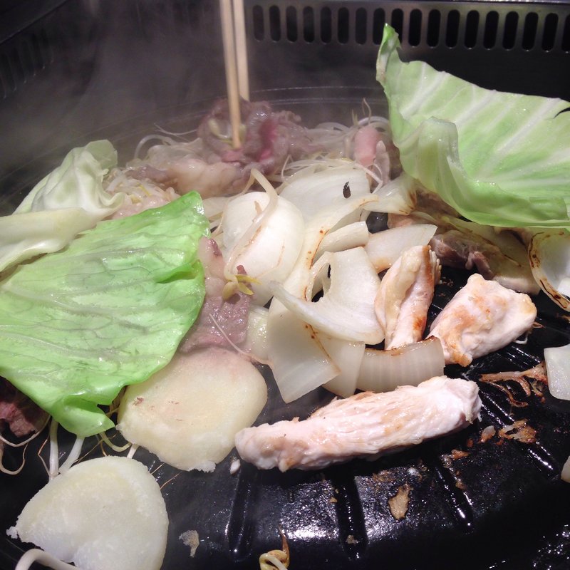 4種肉ジンギスカン食べ放題(アサヒビール園 博多店)