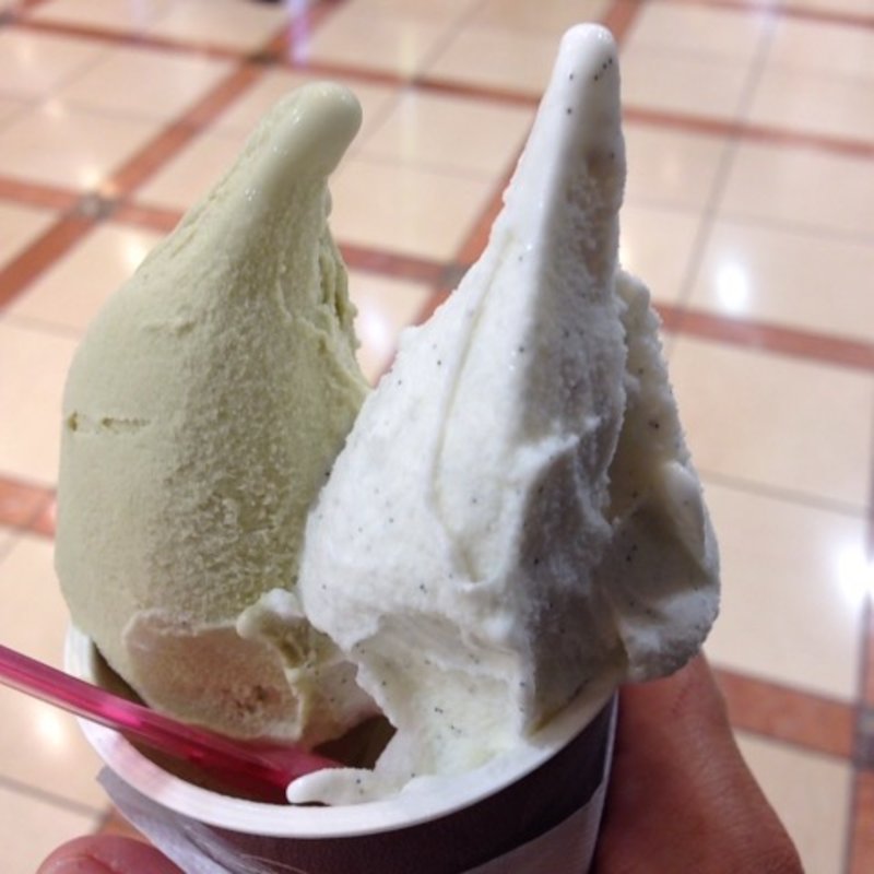 ジェラート カップダブル （バニラ&ピスタチオ）(バールヴィータ 中洲店 （Bar Vita）)