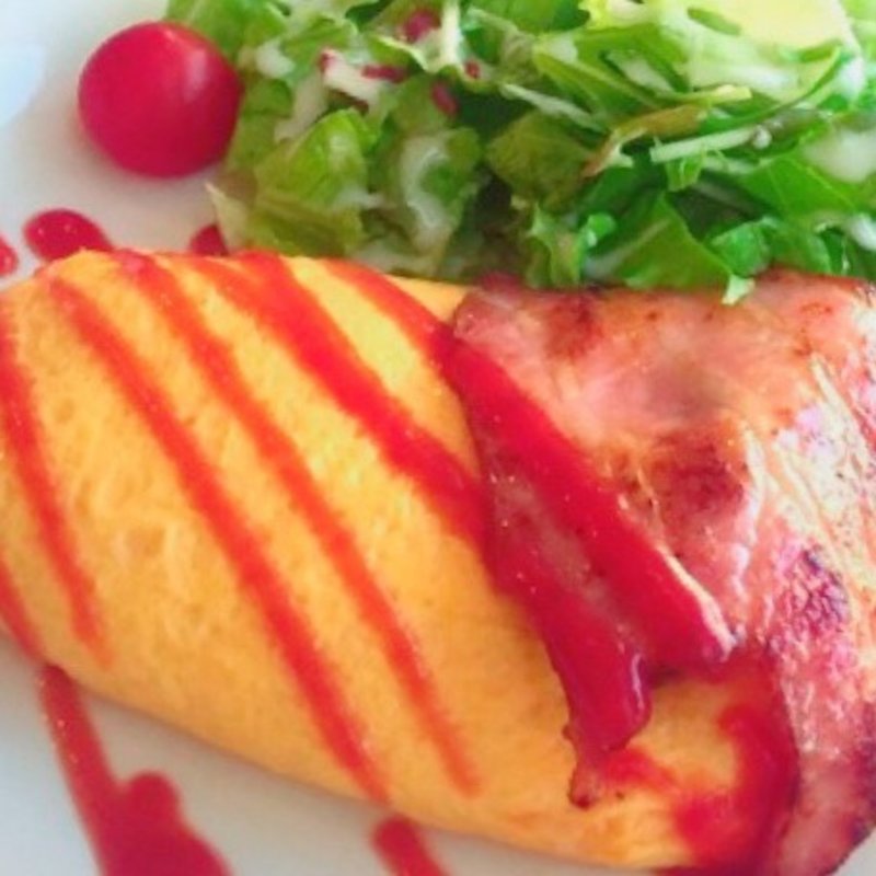 オムレツセット(パンケーキカフェ クローバーズ)