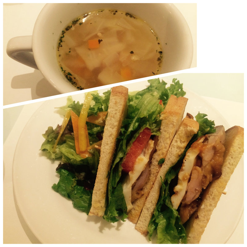 照り焼きチキンのサンドイッチ(アンカフェ)