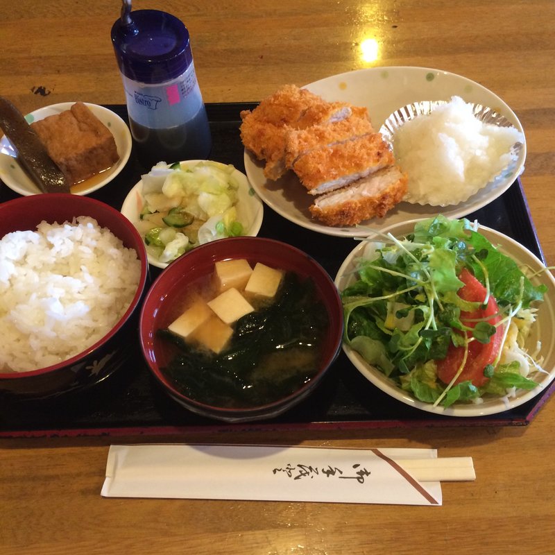おろしトンカツ定食(いーぐる)