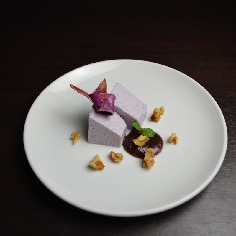 ブルーベリームース(Japanese fusion Cuisine 美波音)