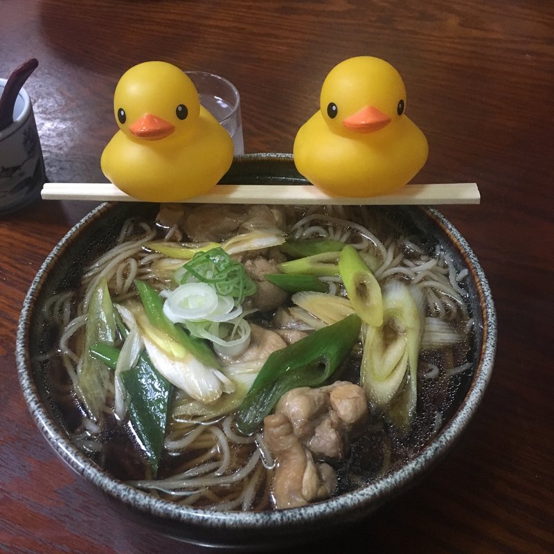 かしわ蕎麦 （細打ち）(思君楼)