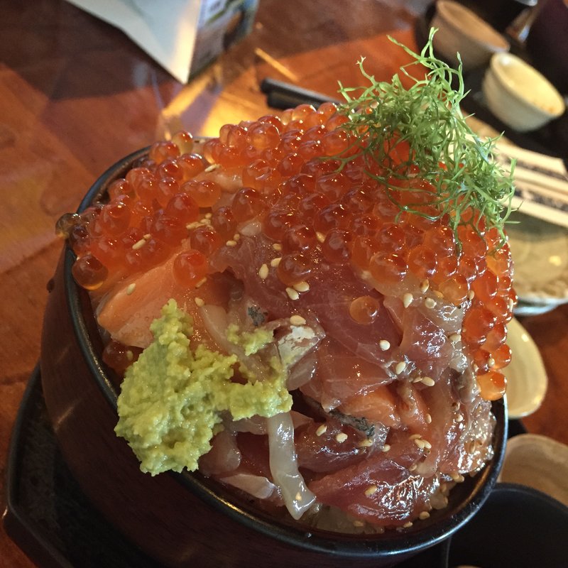 漁師の漬け丼膳(伊豆高原ビール本店)