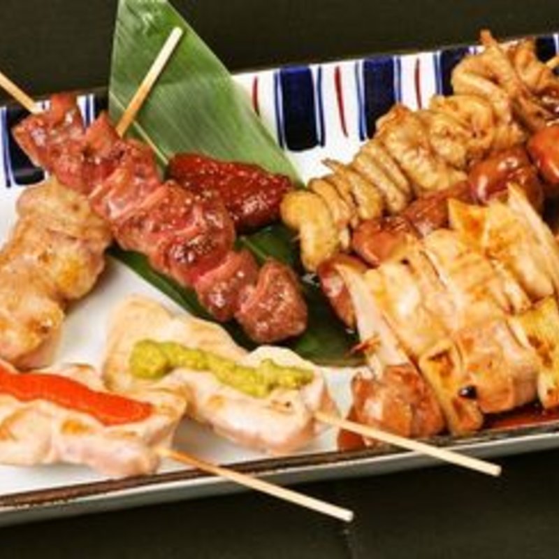 八串盛り合わせ(炭家米蔵 モナ新浦安店)