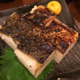 焼鯖の棒寿司ハーフ(うえの)