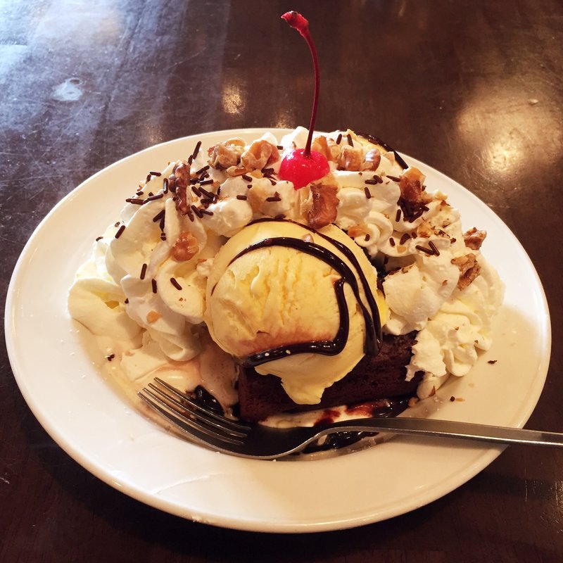 HOT FUDGE BROWNIE(ハードロックカフェ 福岡)