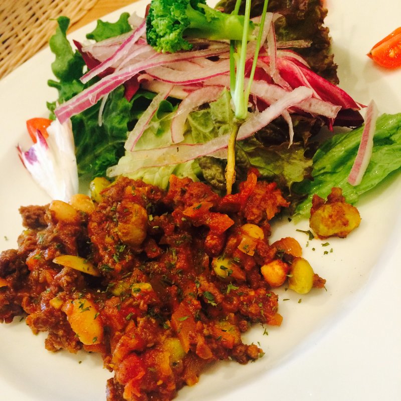 牛肉の赤身だけのチリコンカンセット(神人秀菜)