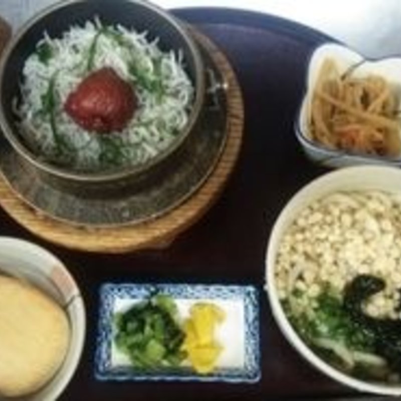 釜飯とたぬきうどん(炭家米蔵 モナ新浦安店)