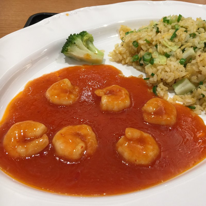 海老チリ炒飯(王記厨房 大日店 )