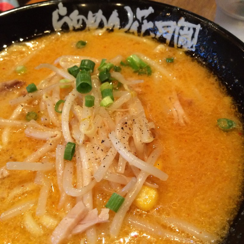 黄金のみそラーメン(らあめん花月嵐 MONA新浦安店)