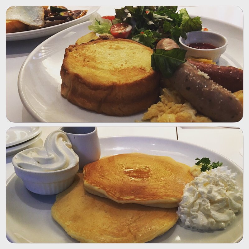 バジルソーセージとチョリソー スクランブルエッグのフレンチトースト(CHEESE CRAFT WORKS)