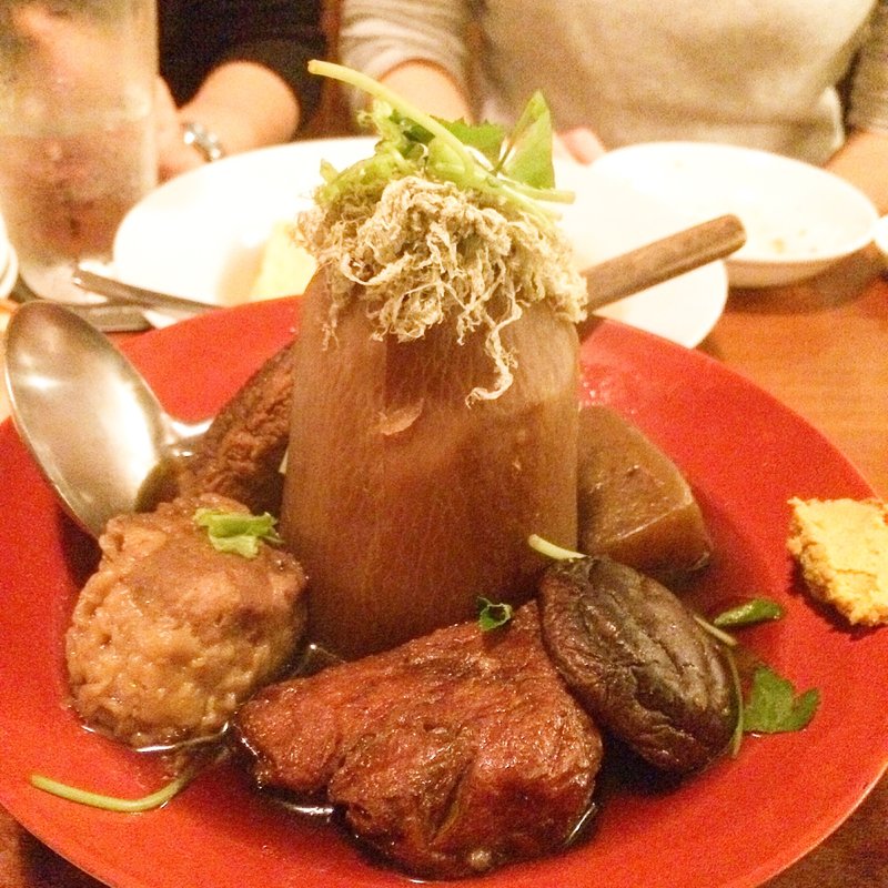 大根おでん(チョップスティックカフェ 汁べゑ 渋谷店)