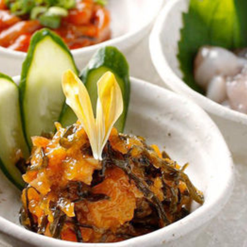 紀州減塩梅と昆布の匠和え(さかなさま 北千住本店)