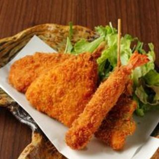 魚介ミックスフライ定食(さかなさま 北千住本店)