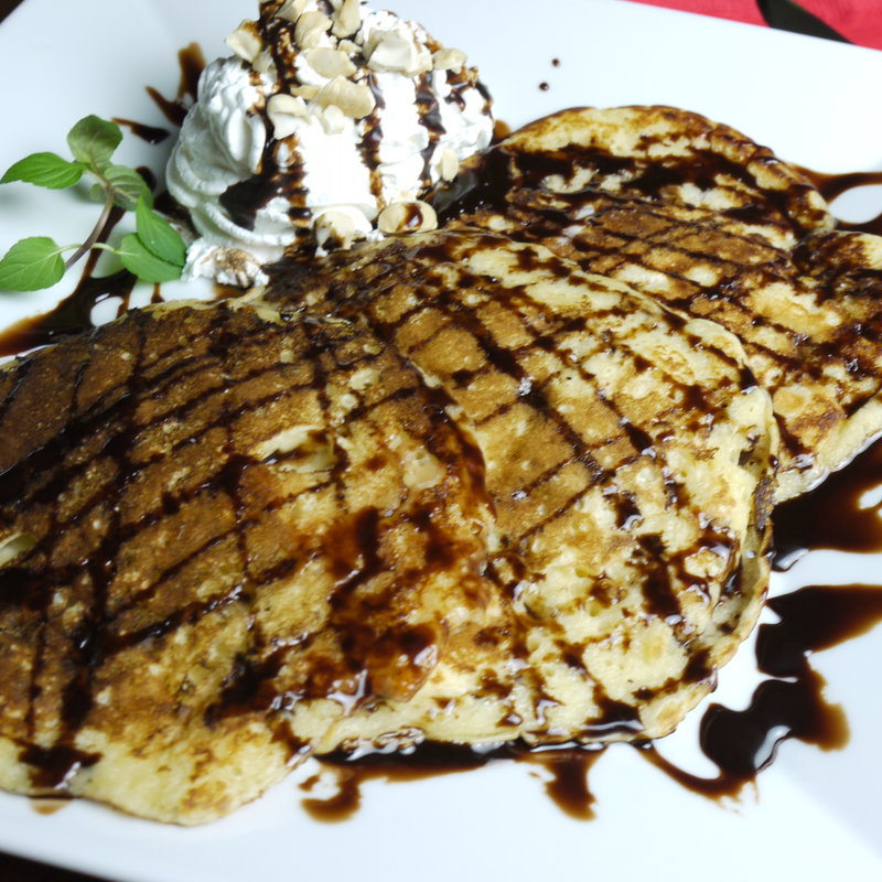 チョコレートパンケーキ(木蓮)