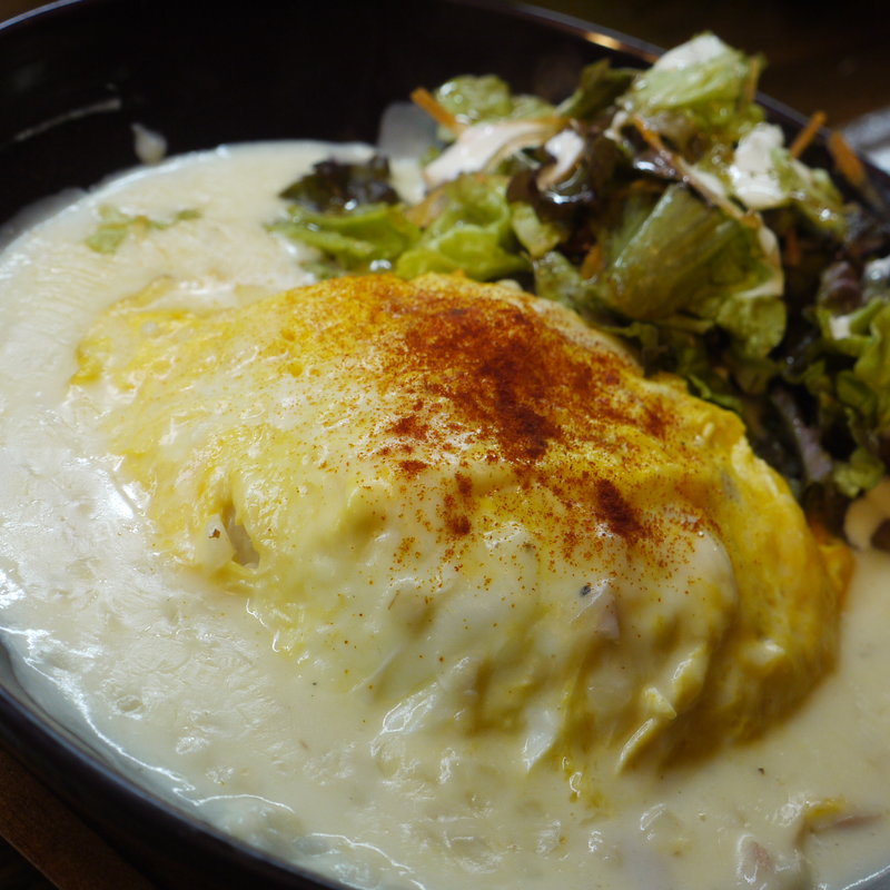 オムライスハンバーグ(木蓮)