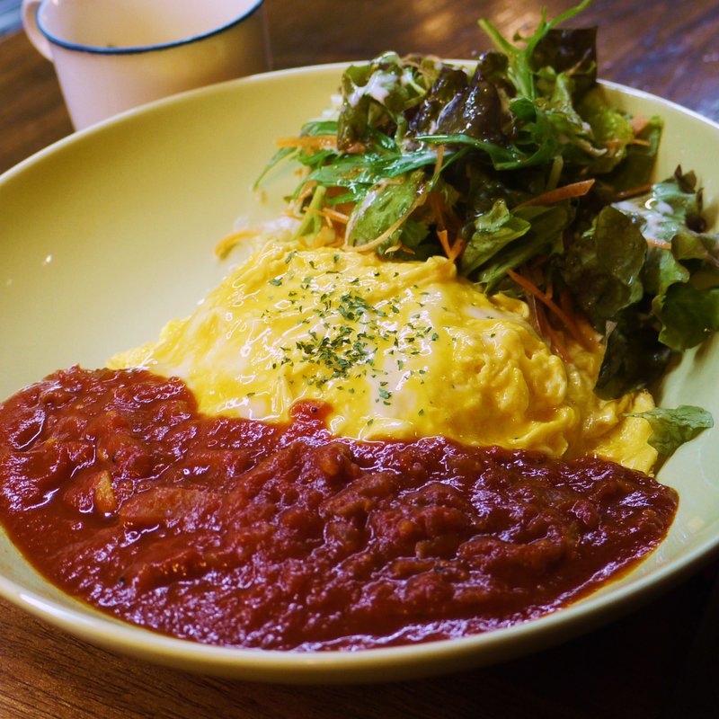 トマトソースハンバーグ(木蓮)