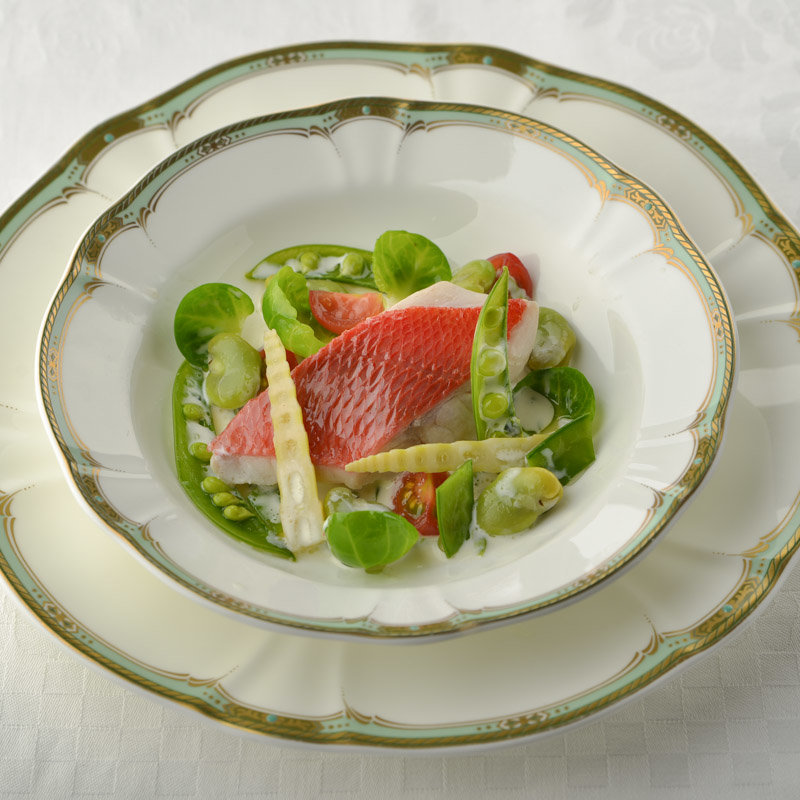 金目鯛のヴァプール(仏蘭西料理 Ｎ)