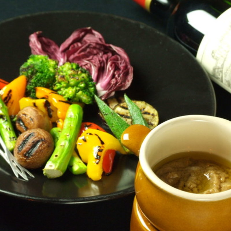 グリル野菜のバーニャカウダ(Wine＆Dining 蔵人 )