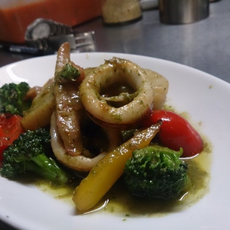 イカと帆立のジェノベーゼ(Wine＆Dining 蔵人 )