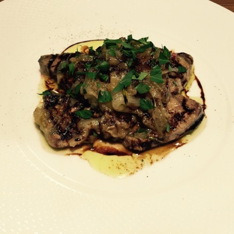 福岡ふるの牛レバーのヴェネツィア風煮込み(オステリア タナロ （OSTERIA TANARO）)