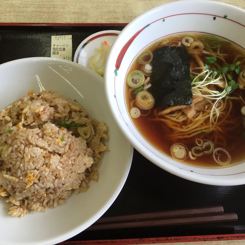 チャーハン特別定食 醤油(福よし・お多福・かめ福 飯能店)