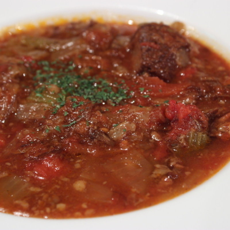 牛すじの辛いトマト煮込み(バー ディオベスティア （bar dio bestia）)