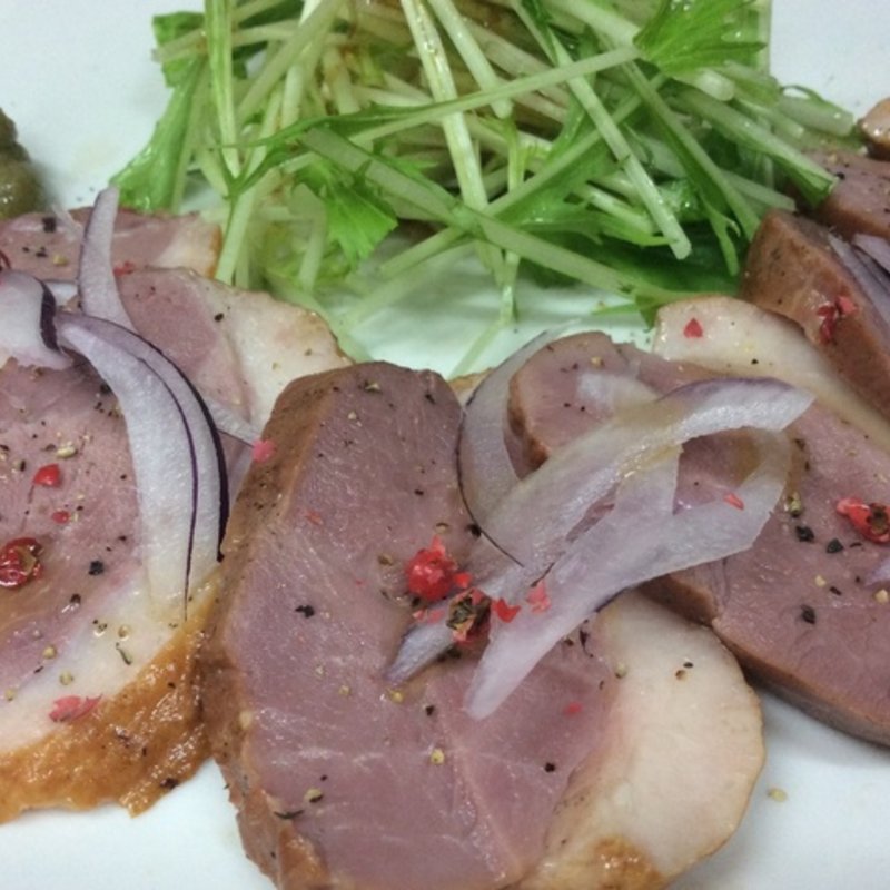 合鴨スモーク～柚子胡椒添え～(バー ディオベスティア （bar dio bestia）)