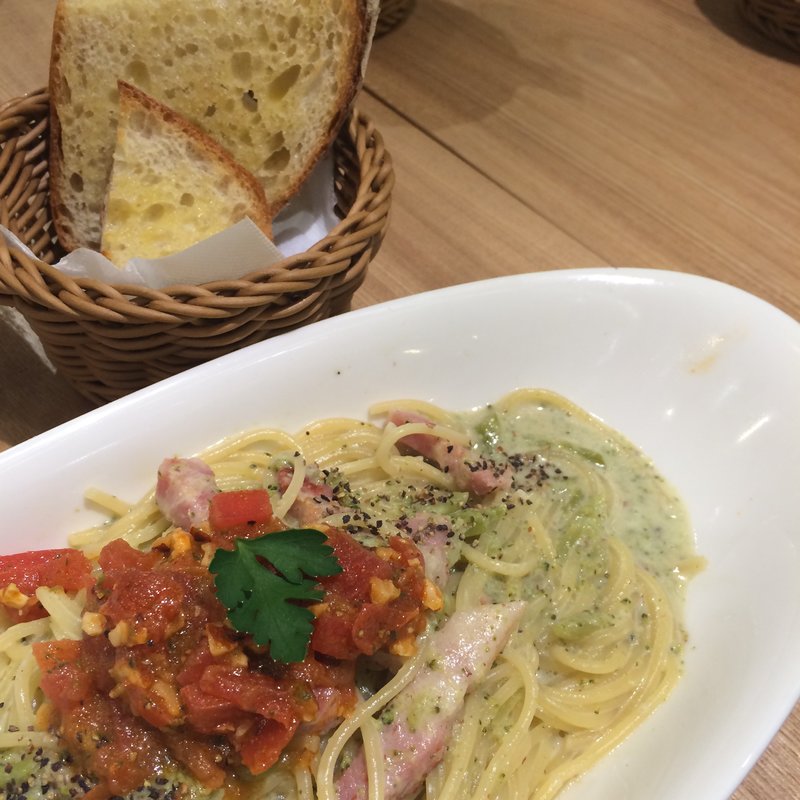 ンチェッタとアーモンドミルクのクリームソースパスタ  (アフタヌーンティー・ティールーム 東急プラザ戸塚)