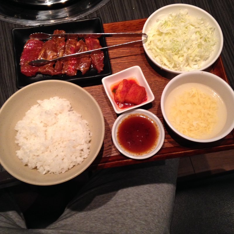 ハラミランチ(焼肉醍醐 Luz大森店)