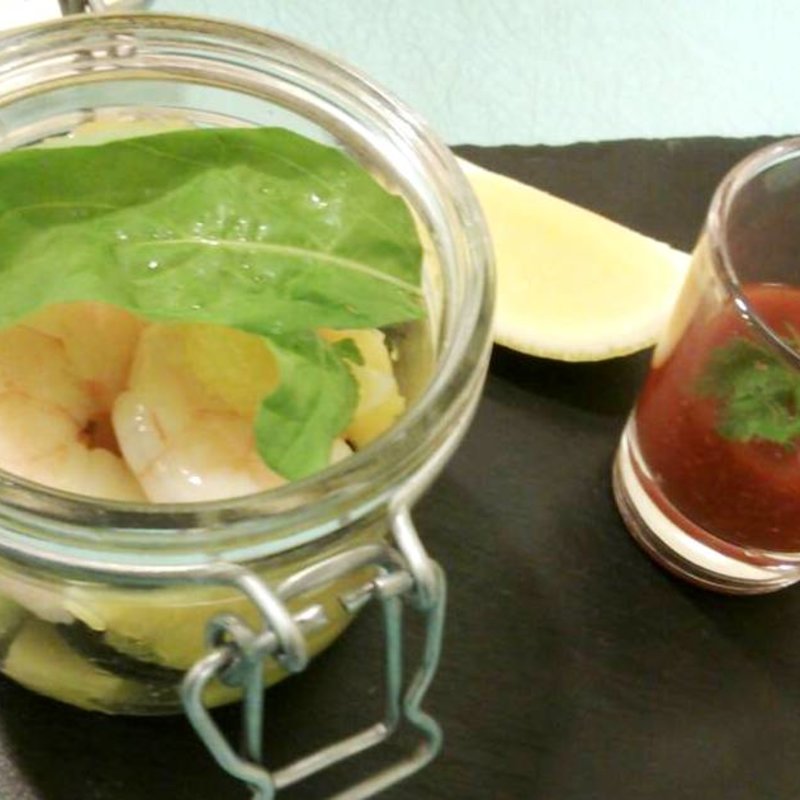 シュリンプとオレンジのカクテルブランデーソース(中国料理 「王朝」 ヒルトン大阪 （オウチョウ）)