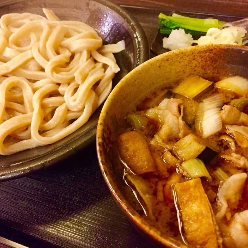 肉汁中盛 熱盛 肉増し(武蔵野うどん とこ井)