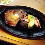 ステーキ&手ごねハンバーグプレート(長崎スコーコーヒーパーク レストラン スコーズ)