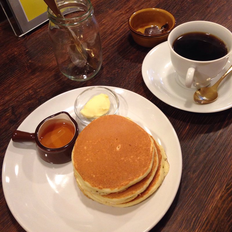 プレーンパンケーキ(positive cafe)