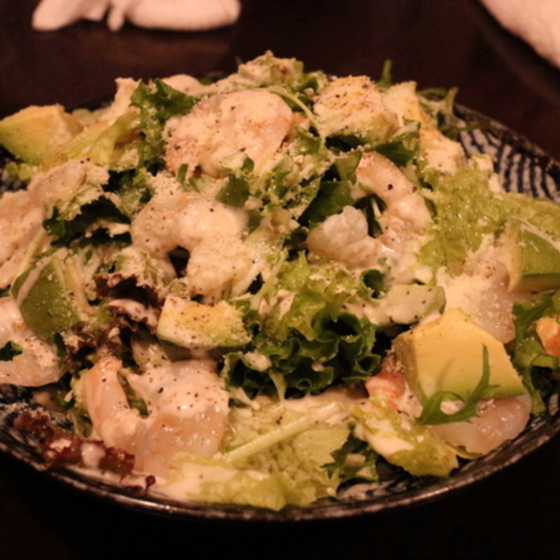 アボカドシーザーサラダ(あさり食堂)