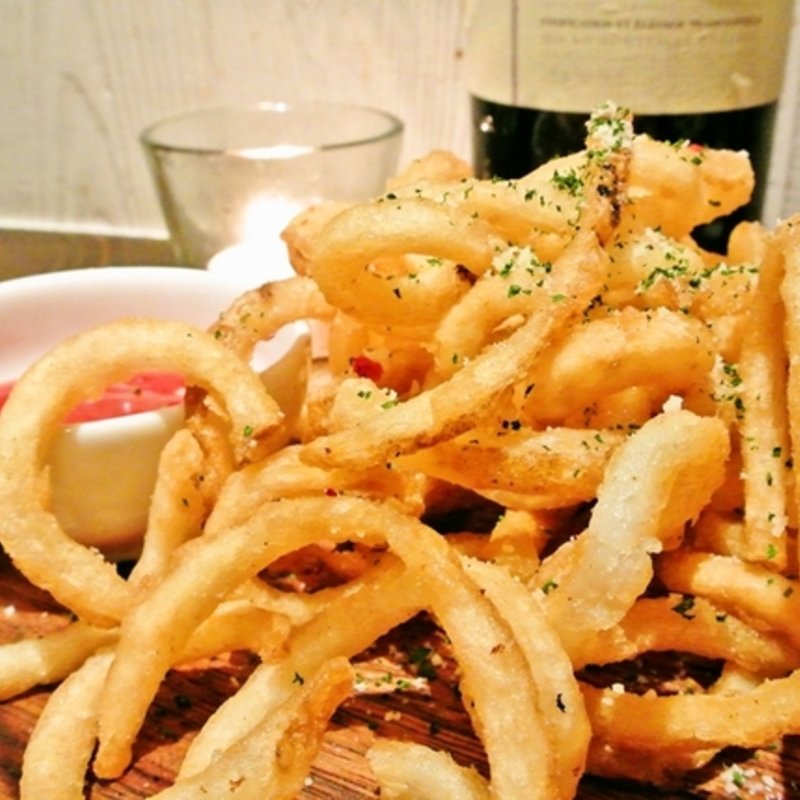 くるくるカーリーポテトフライ(あさり食堂)