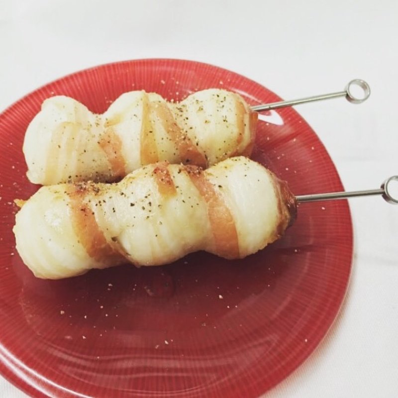 うずら卵とパンチェッタのピンチョス(Mira! たまプラーザ)