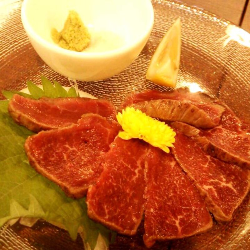 神戸牛の炙りたたき(わが家)