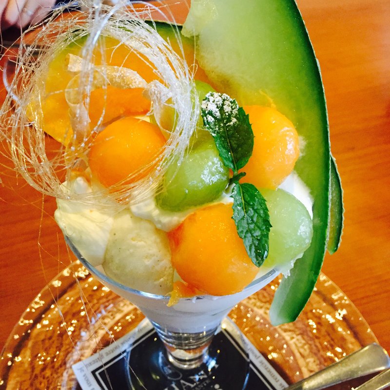 メロンパフェ(Pastorante Ohana)