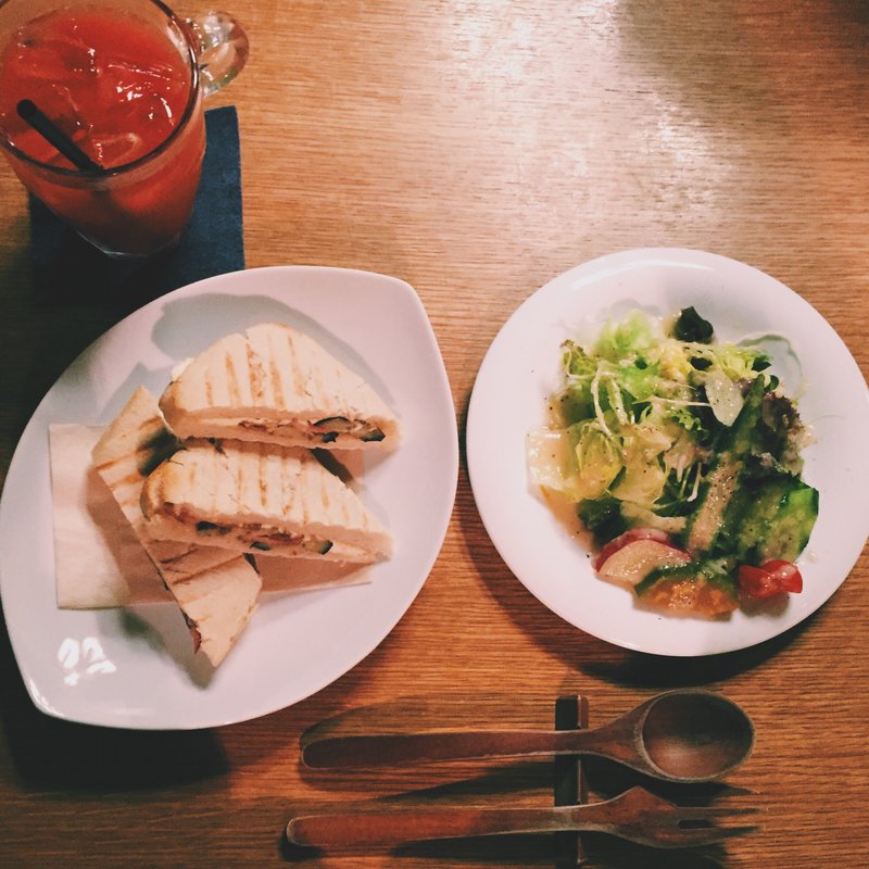 ベーコンと茄子とチーズの焼きたてパニーニ(アイタルガボン （ItalGabon）)