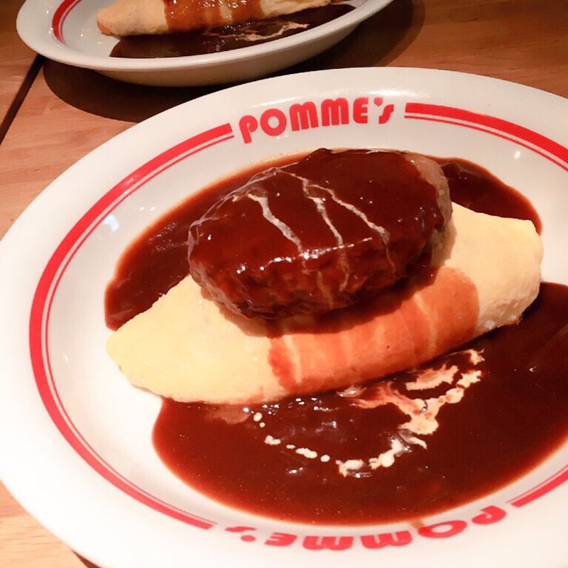 定番ケチャップオムライス(ポムの樹 渋谷スペイン坂店)