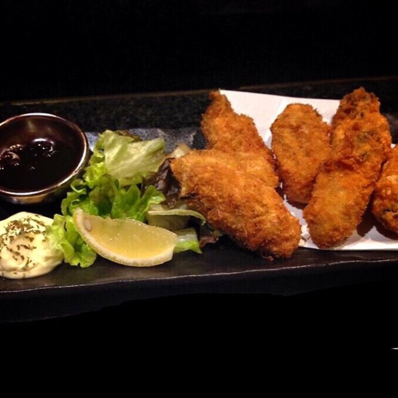 かきフライ(鉄板居酒屋Chikato)