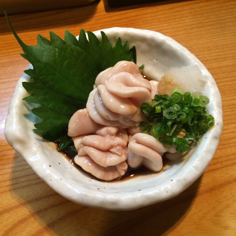 白子ポン酢(串もん 西屋)