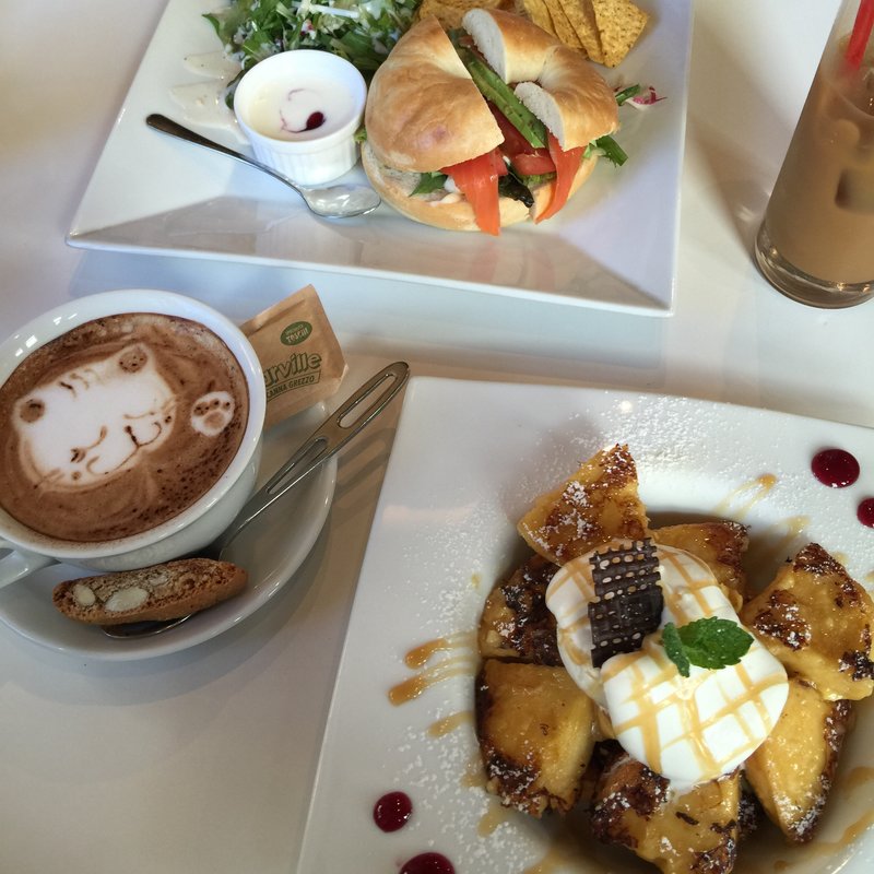 ベーグルサンド・フレンチトースト(HAMA CAFE)